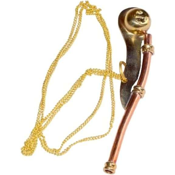 Brass Boatswain Navy Whistle