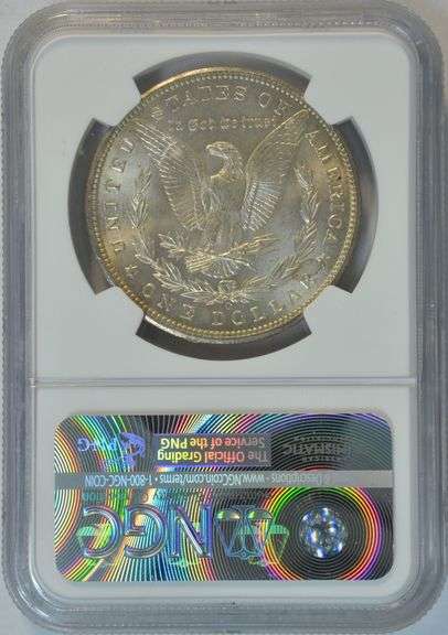 Super Gem BU 1898-O Morgan Silver Dollar. NGC MS65