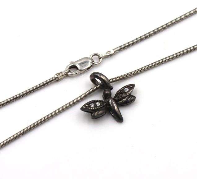 Vintage 925 sterling silver group lot of 5 vintage 925 sterling silver necklaces