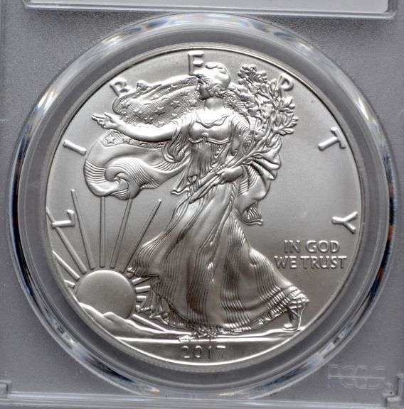 2017 W PCGS MS 70 First Strike Silver Eagle.