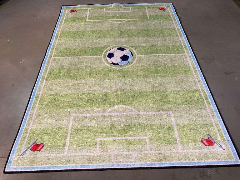 Modern kids Soccer Filed Design 5 x 8