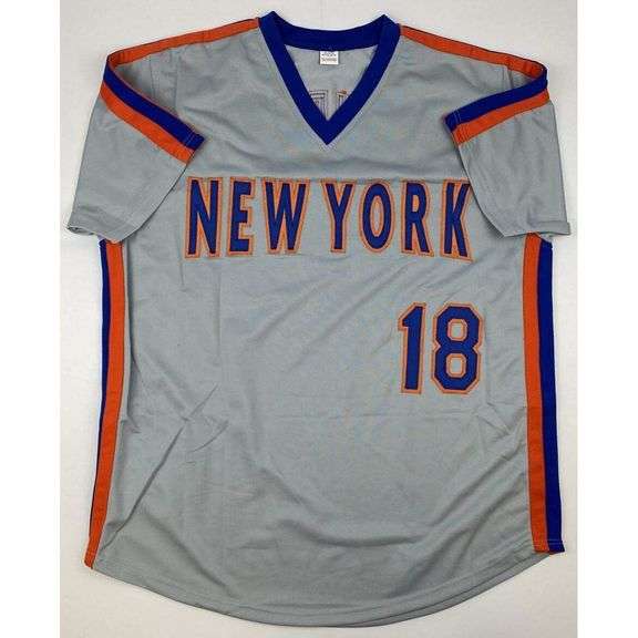Darryl Strawberry Autographed New York Baseball Jersey