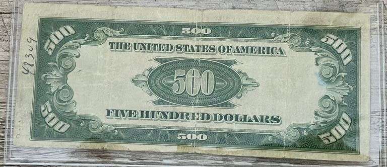 Very rare and collectable 500 Federal Reserve Note