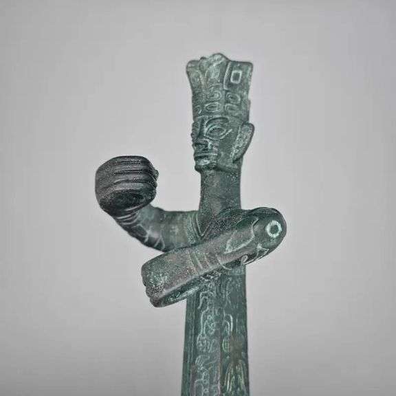 Sanxingdui Style Bronze Statue
