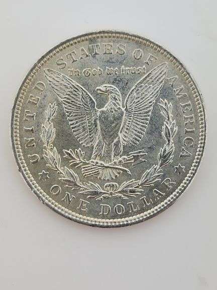 1921 Morgan Silver Dollar, AU/UNC