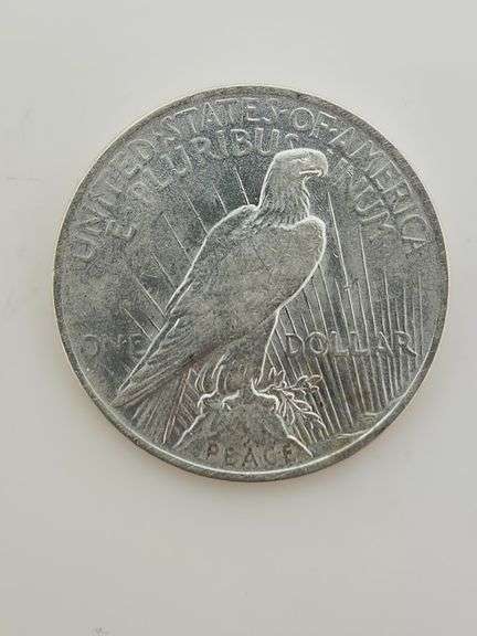 1922 Silver Peace Dollar, UNC