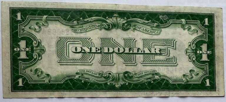 Very Near Unc 1928 A $1 Funny Back Silver Certificate.