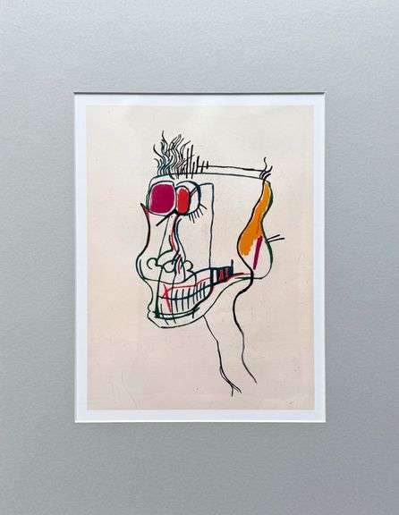 Colorful Jean-Michel Basquiat From 'Symbols and Signs'