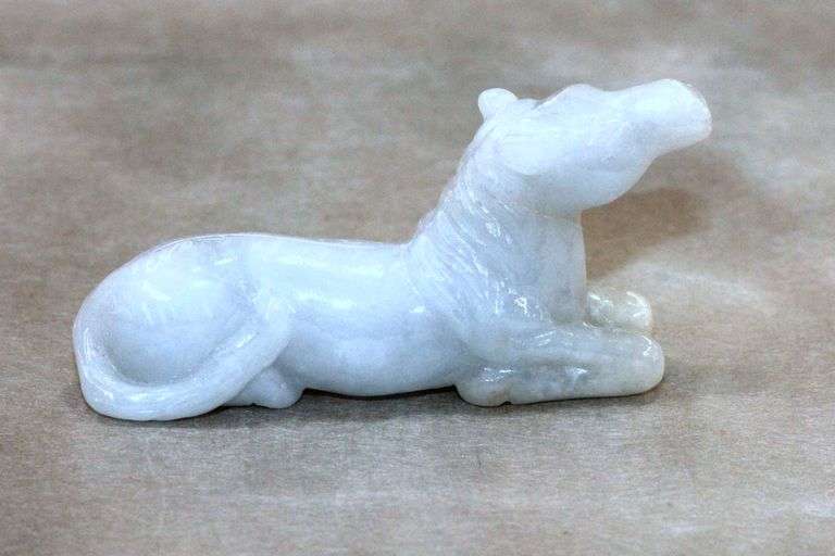 Hand-carved Natural Jadeite Horse