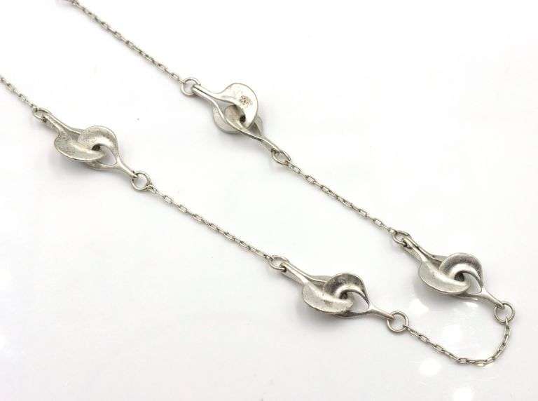 Lot of 2 925 sterling silver necklaces