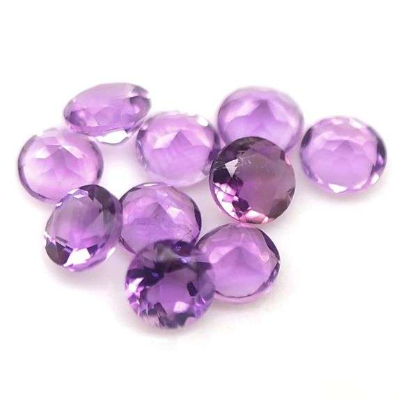 Glittering 18.13ct real Brazilian Amethyst set