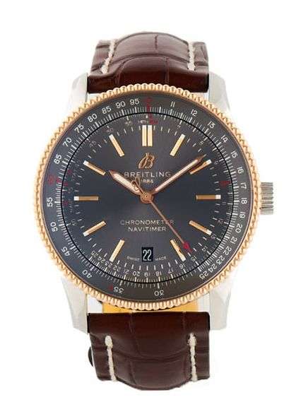 Breitling Navitimer U17326, 41mm, Gray Dial, Two Tone Men’s Watch
