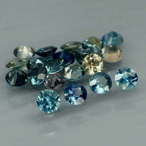 Glittering examples of Australian Parti Sapphires weighing 2.28cts!
