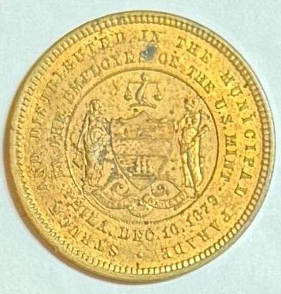 Grant Parade 1879 US Mint Medal CM-18