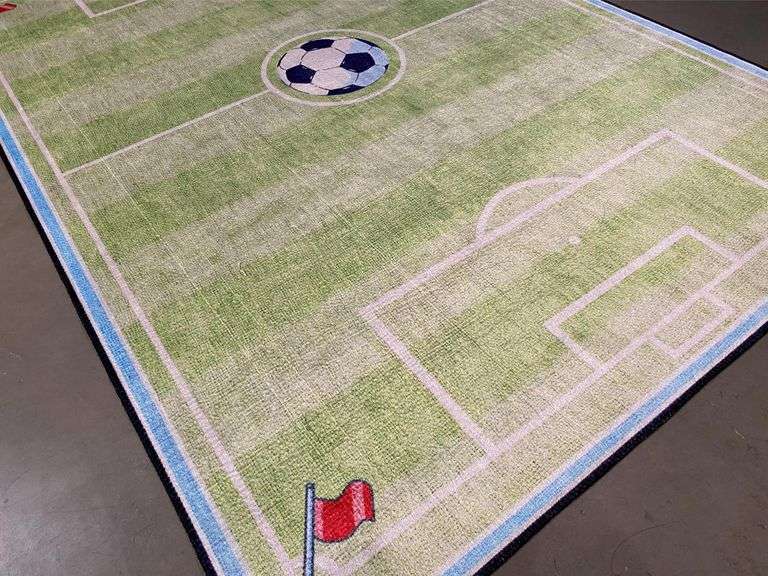 Modern kids Soccer Filed Design 5 x 8