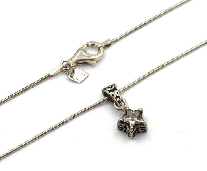 Vintage 925 sterling silver group lot of  chain necklaces