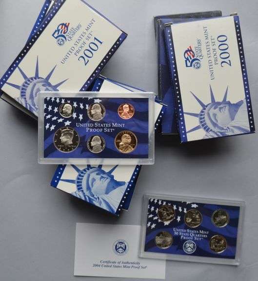 1999-2006 Complete US Proof Set Run.