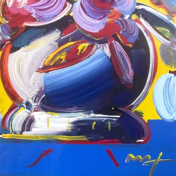 Abstract Flowers (2007) by Peter Max