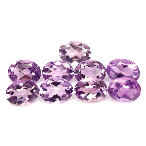 Glittering 10ct real Brazilian Amethyst set