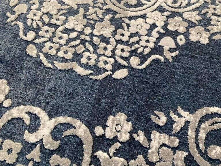 Exquisite Silky carved Rug  8x11