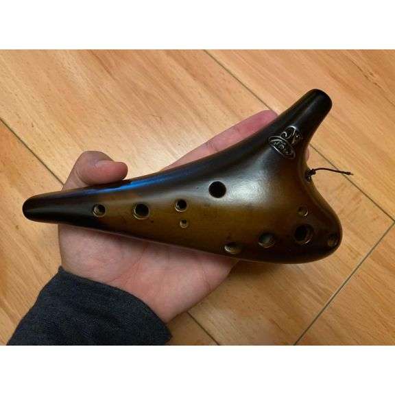 12-Hole Ocarina Alto C Ceramic Instrument