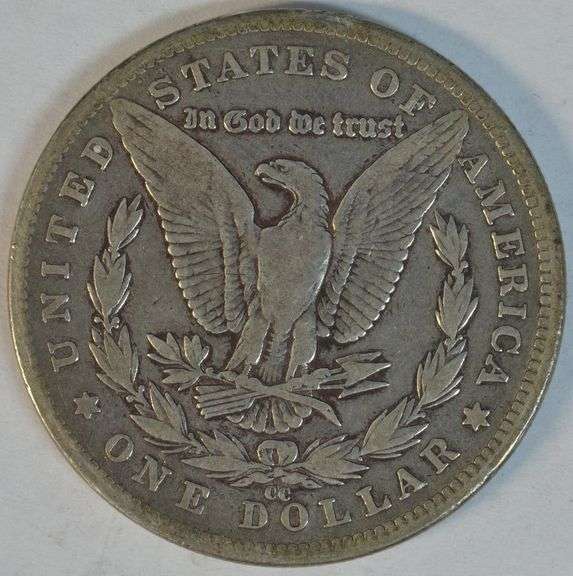 Ultra Rare 1889-CC Morgan Silver Dollar in Fine/VF