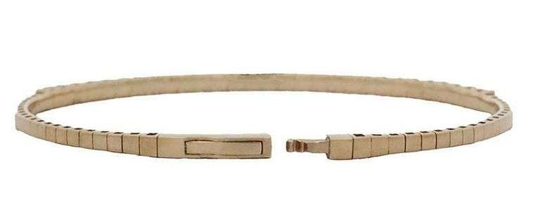 2.00ctw Round Diamond Flex Bangle Bracelet in 14K