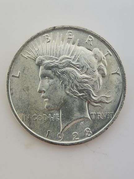 1923 Silver Peace Dollar, UNC