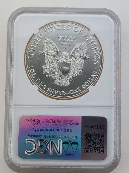 2016 American Silver Eagle, NGC MS69