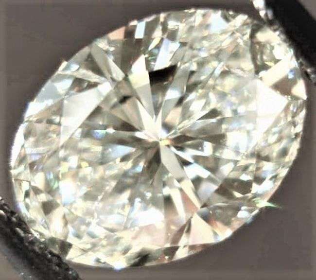 Huge Rare 4.25 Ct  Oval White Lab Simulated Diamond Solitaire