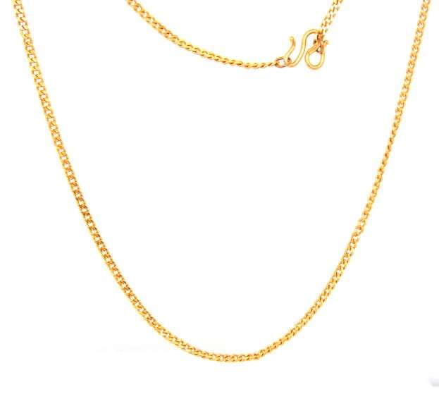 Practical 24 YG Standard Link Necklace