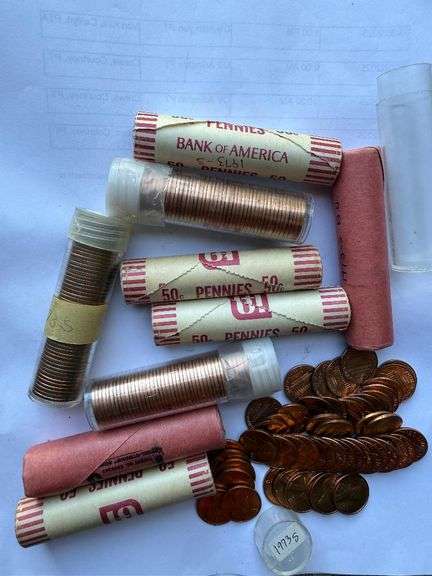 10 1973 S Uncirculated Lincoln Rolls