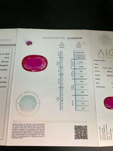 CERTIFIED 0.96 CARAT NATURAL PURPLISH RED SAPPHIRE