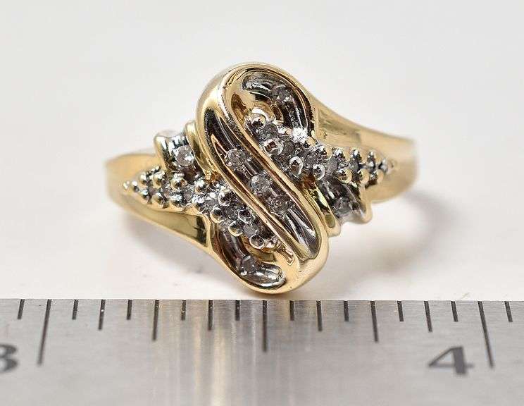 Darling 10K Yellow Gold Diamond Ring
