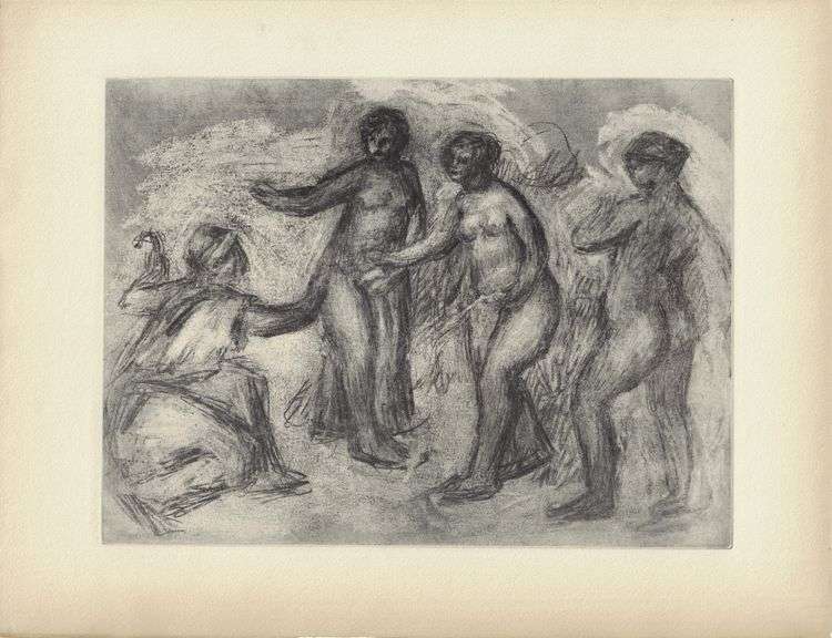 Limited Edition Pierre-Auguste Renoir (After) Original Heliogravure 1919