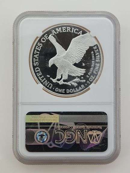 2021 S American Silver Eagle, Landing T-2 / NGC PF70 Ultra Cameo