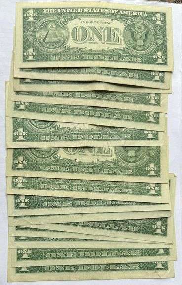 16 Slider 1957  57 A B $1 Silver Certificates