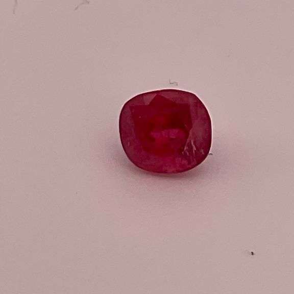 CERTIFIED 0.95 CARAT NATURAL RED RUBY