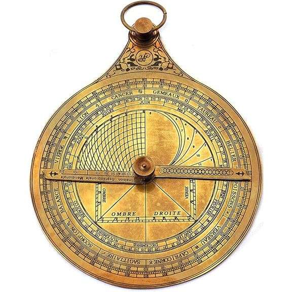 Brass Astrolabe French Rashi Reproduction