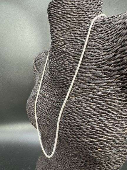 Sterling Silver Snake Chain 2.3mm Solid 925 New Brazilian Necklace 16"