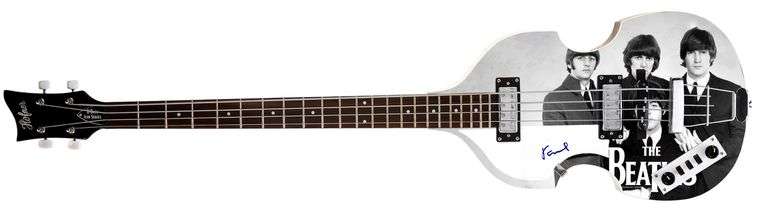 Paul McCartney Signed "Beatles Brilliance" Left-Handed Hofner Icon Bass Guitar
