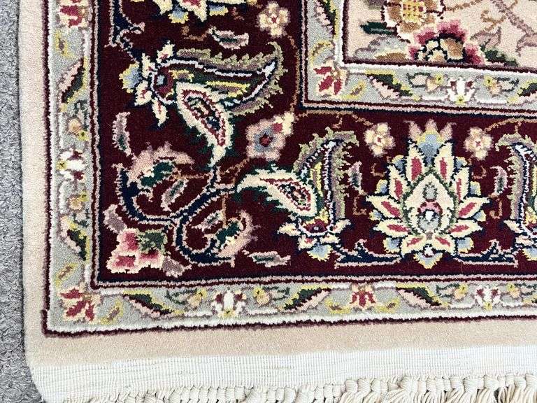 Handmade w/Silk Isfahan Design 4.0x6.0