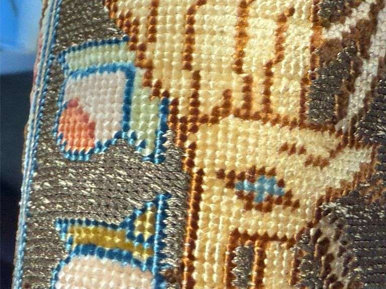 Vintage Silk & Gold Hereke Rug 2.1x3.4