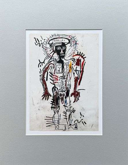 Colorful Jean-Michel Basquiat From 'Symbols and Signs'