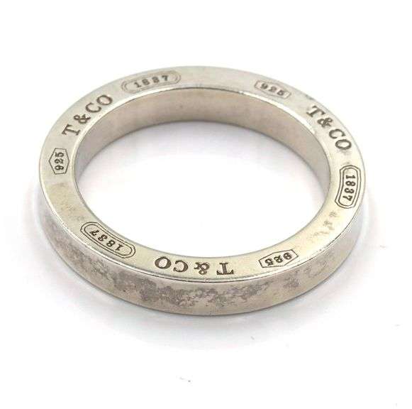Tiffany & Co 1837 Edge narrow band