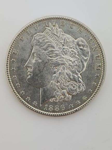 1886 Morgan Silver Dollar, UNC