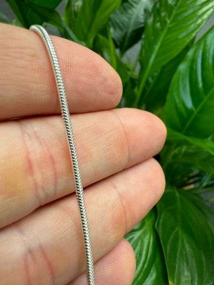 Sterling Silver Magic Snake Chain 1.6mm Solid 925 Italy Brazilian Bracelet 7" inch