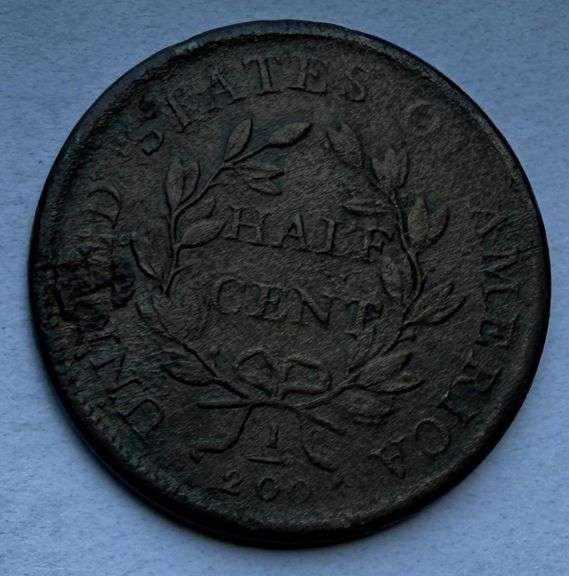 1808 Draped Bust Half Cent