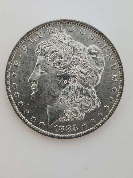 1885 O Morgan Silver Dollar, UNC