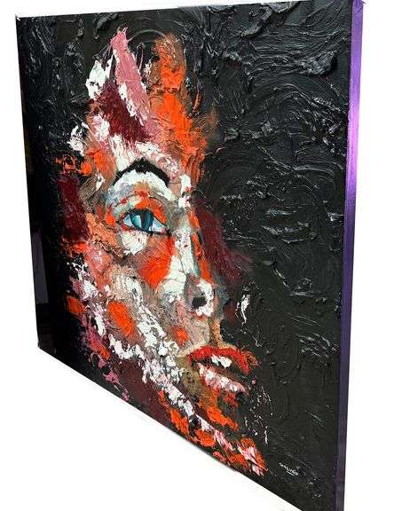 Amazing Original Acrylic on Board  by Flavio Galvan
